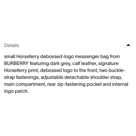 Burberry Leather Horseferry Debossed Logo Messenger Bag Small 8L NWT $1,550 - Picture 15 of 15